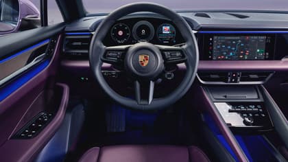 the interior of a car