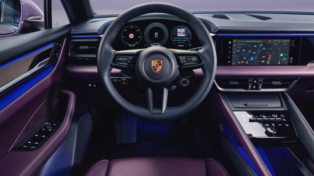 the interior of a car