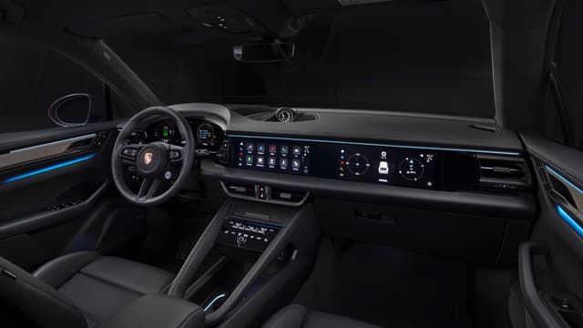the interior of a car