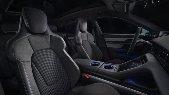 the inside of a car