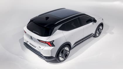 a white and black car