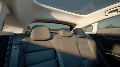 les sièges arrière d'une voiture