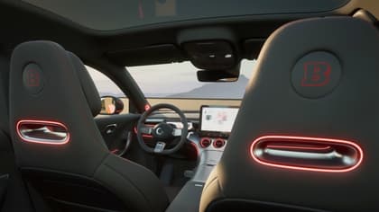 l'intérieur d'une voiture avec un volant et un écran