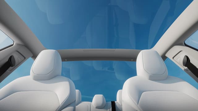 the inside of a car