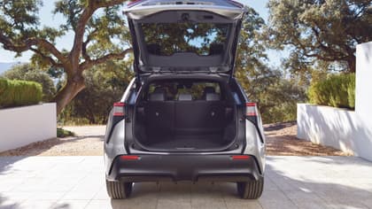the back of a car with the trunk open