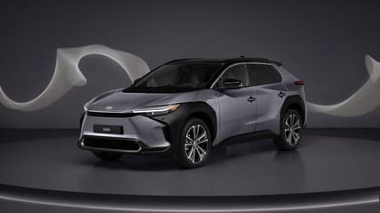 a car on a stage