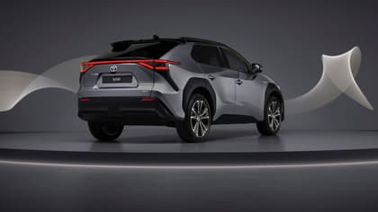 a car on a stage