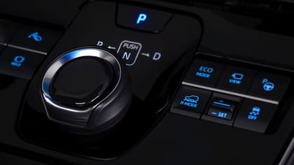 a close up of a car's dashboard