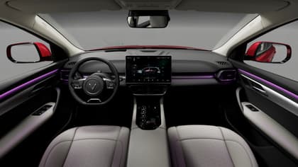 l'intérieur d'une voiture