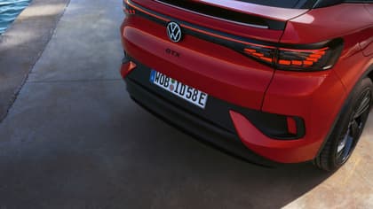 the back of a red car
