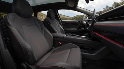 l'intérieur d'une voiture