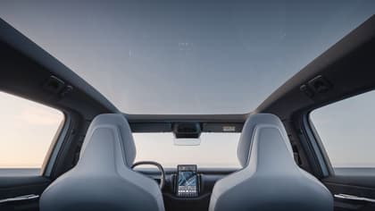 l'intérieur d'une voiture