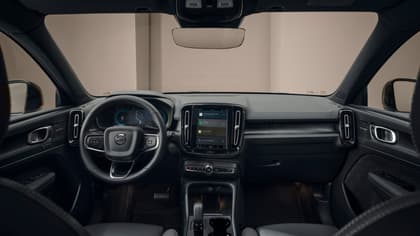 l'intérieur d'une voiture