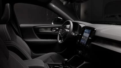 l'intérieur d'une voiture