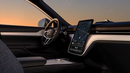 une voiture avec écran tactile