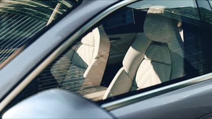 l'intérieur d'une voiture