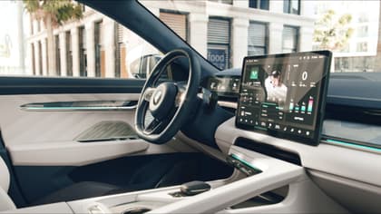 l'intérieur d'une voiture