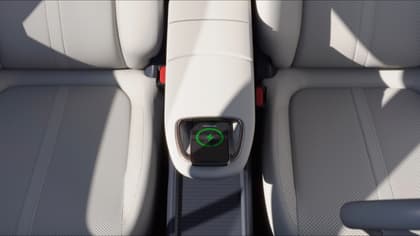 une station de recharge dans une voiture