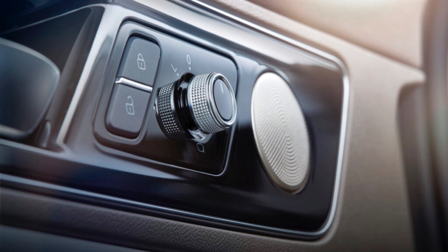 a close up of a car dashboard