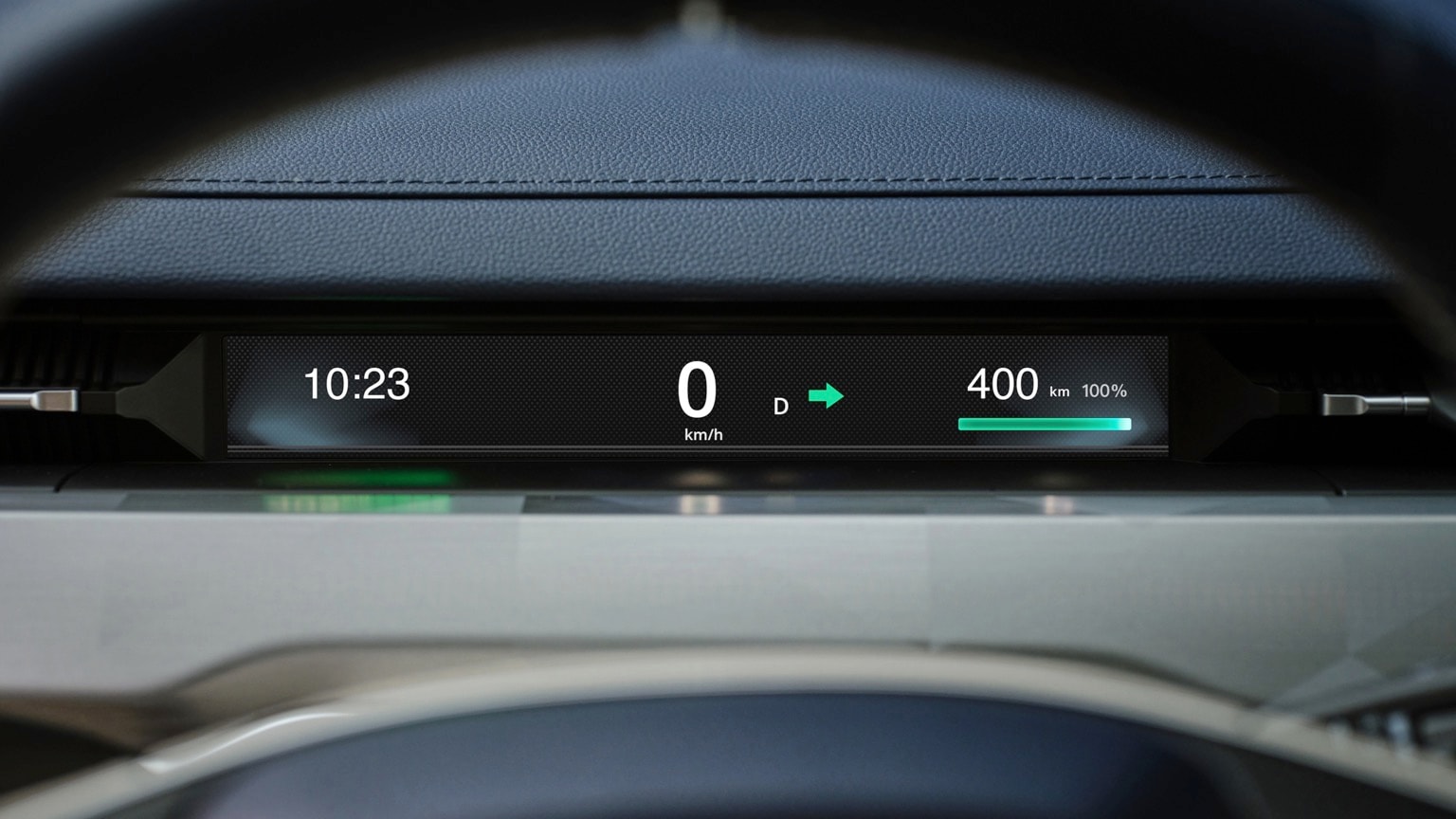 a close up of a car dashboard