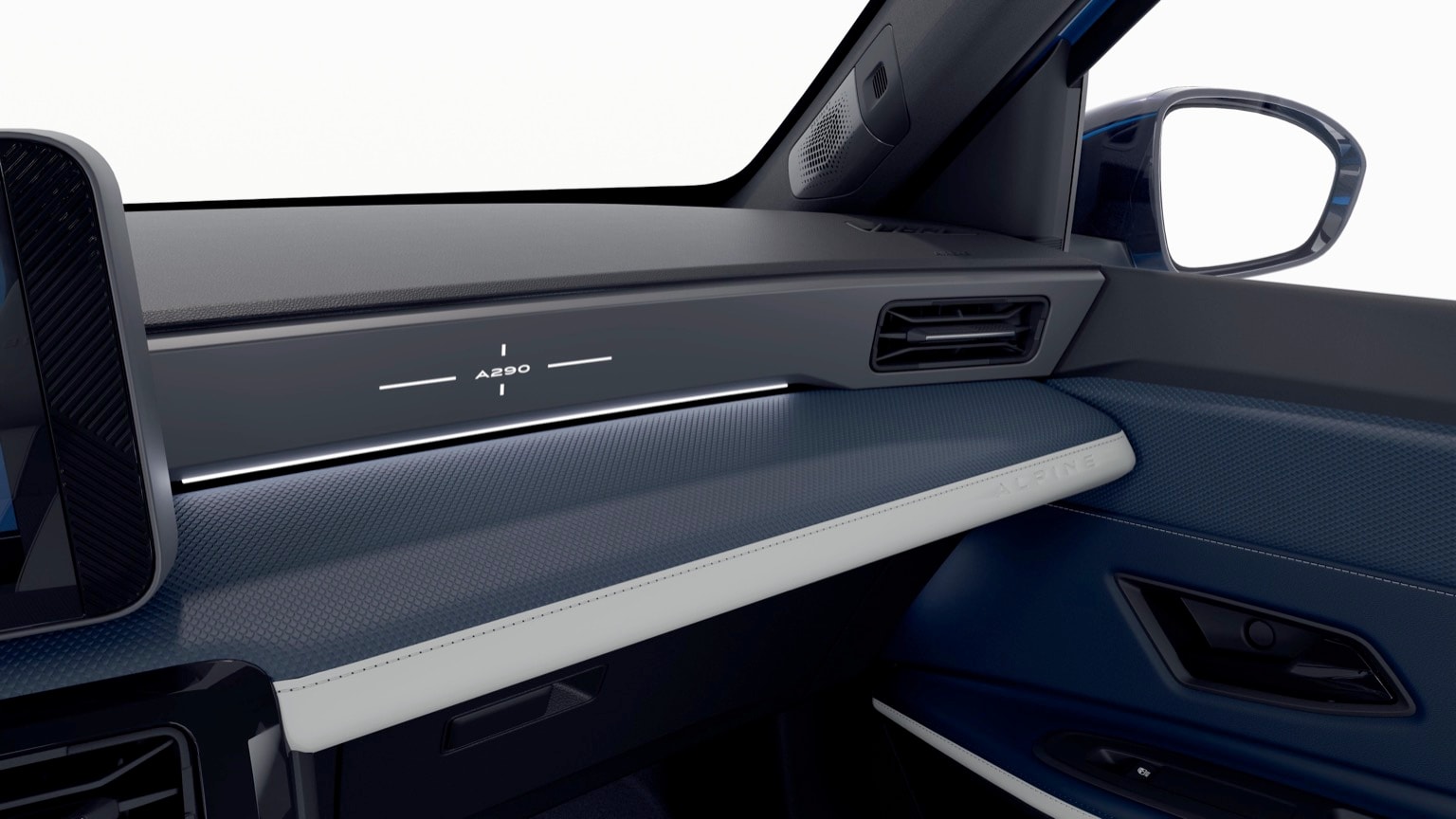 the interior of a car