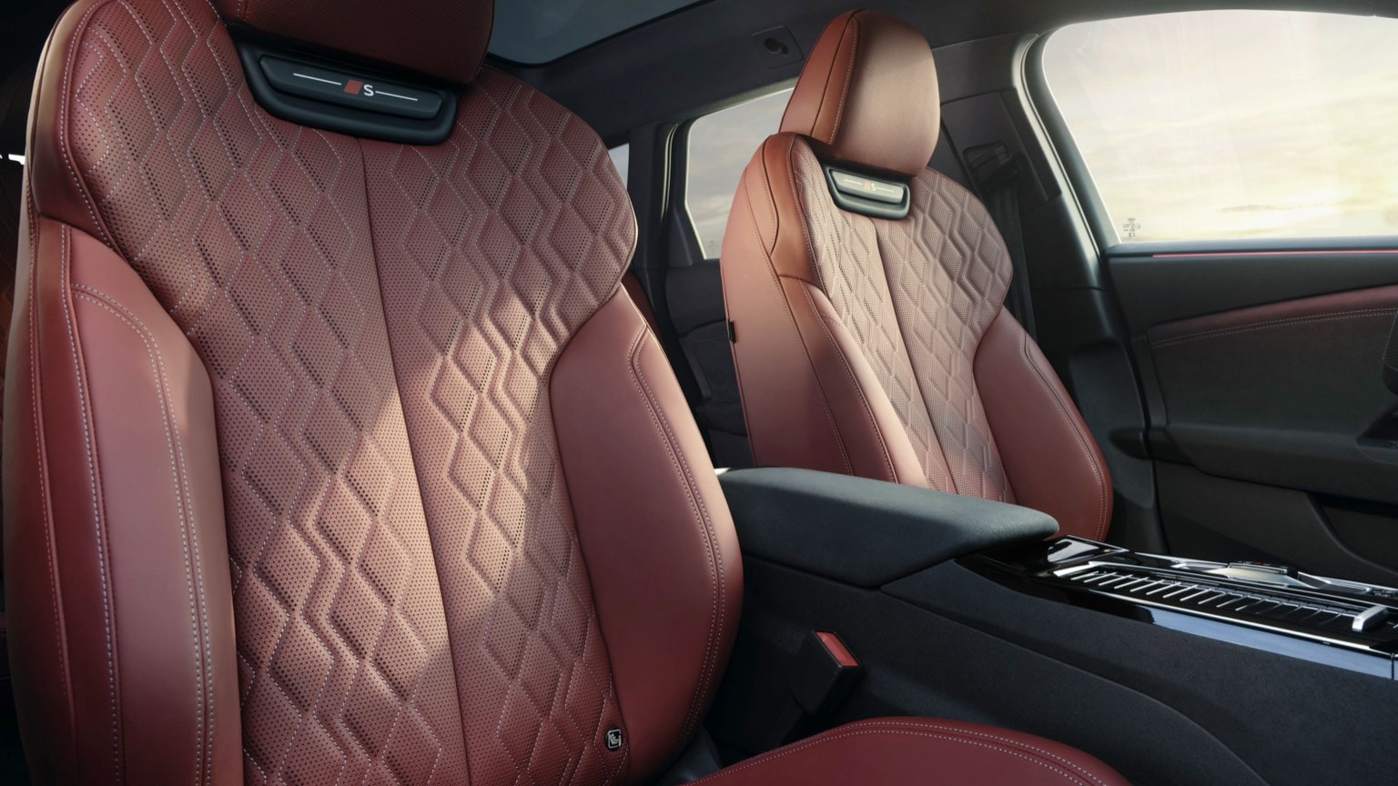 l'intérieur d'une voiture