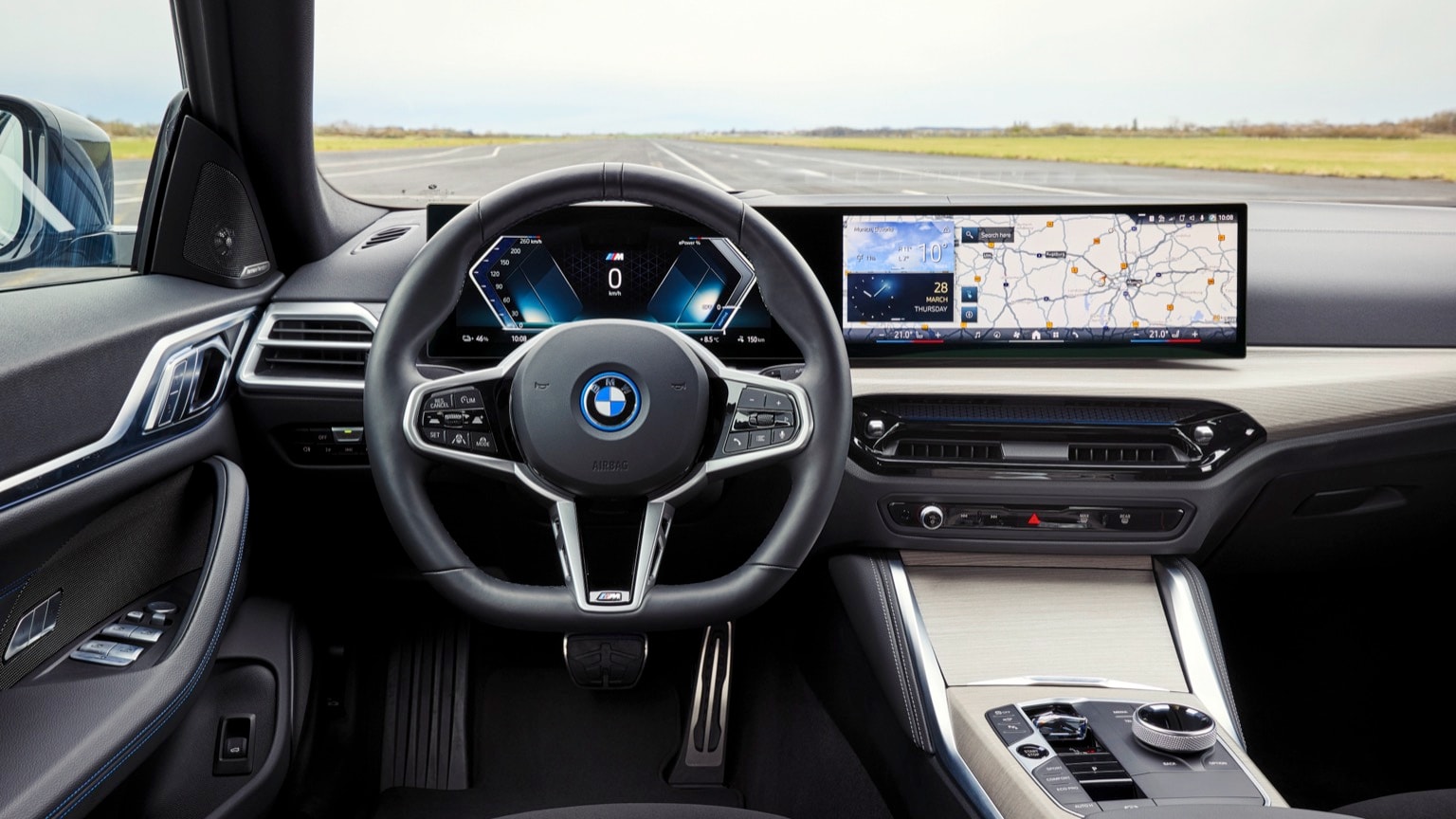 l'intérieur d'une voiture