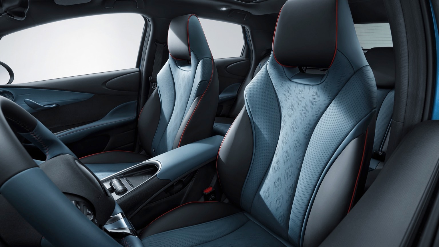 l'intérieur d'une voiture
