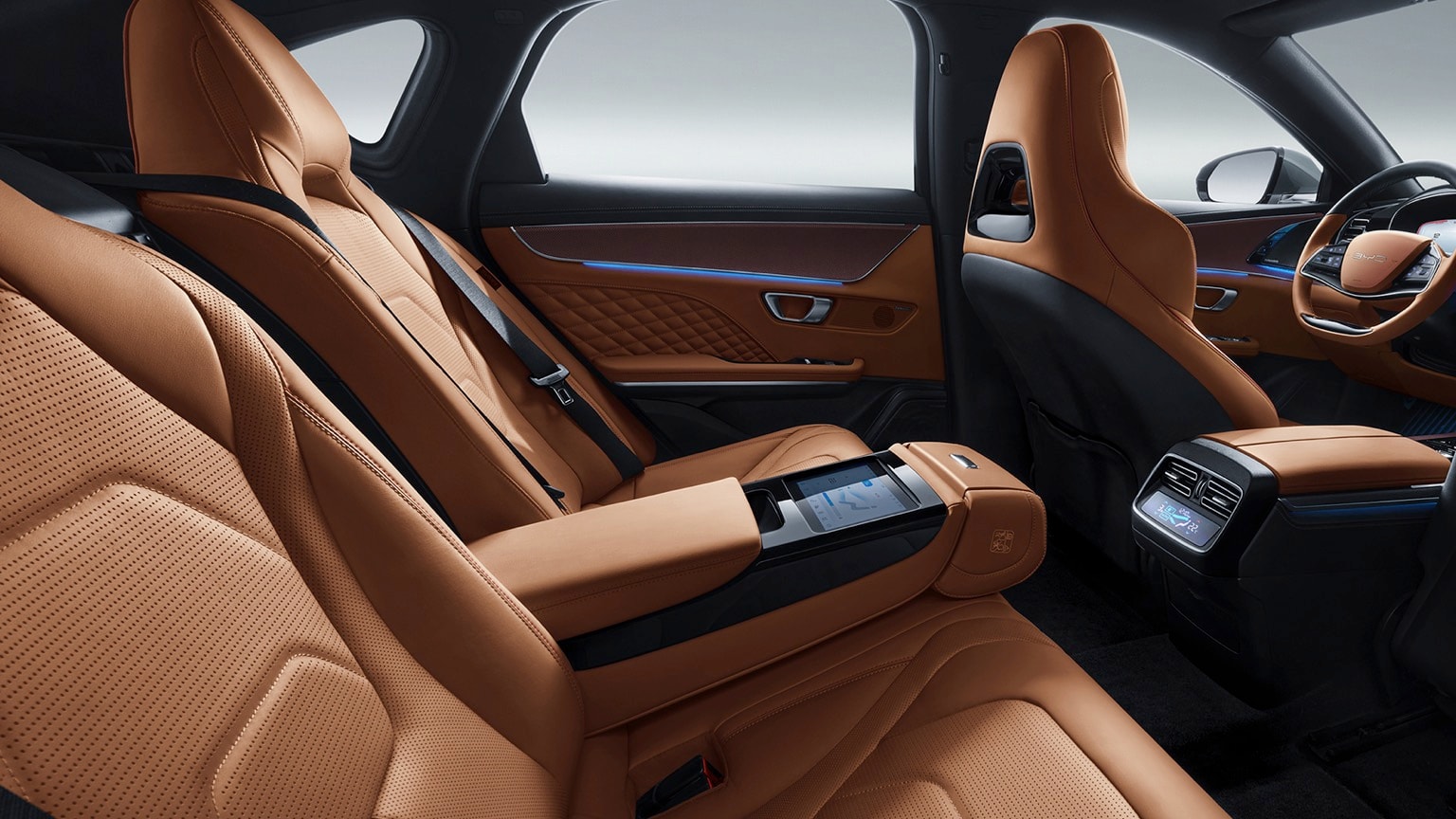 l'intérieur d'une voiture