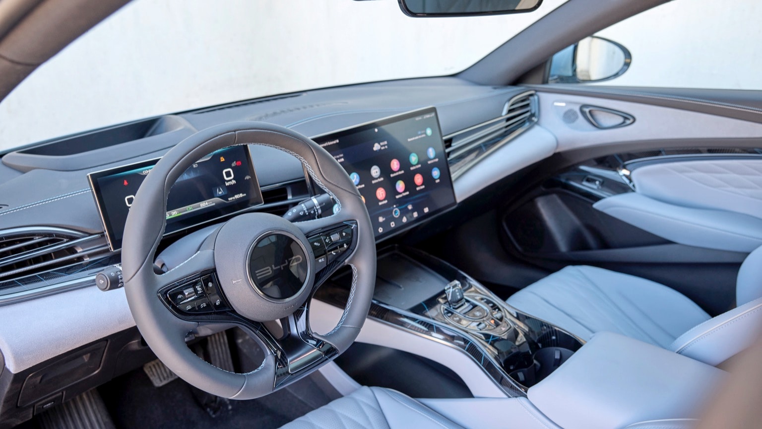 l'intérieur d'une voiture