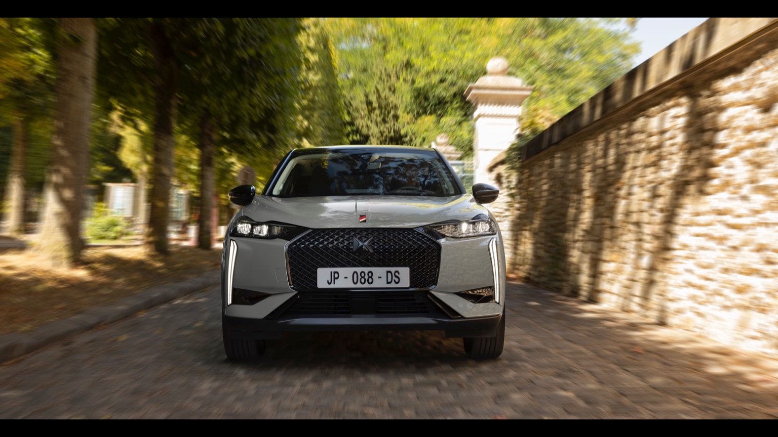 a car on a road