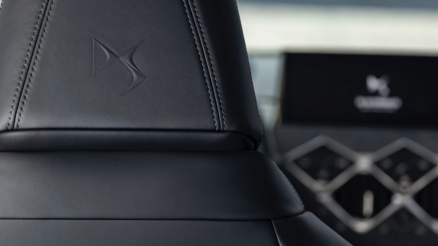 a close up of a seat