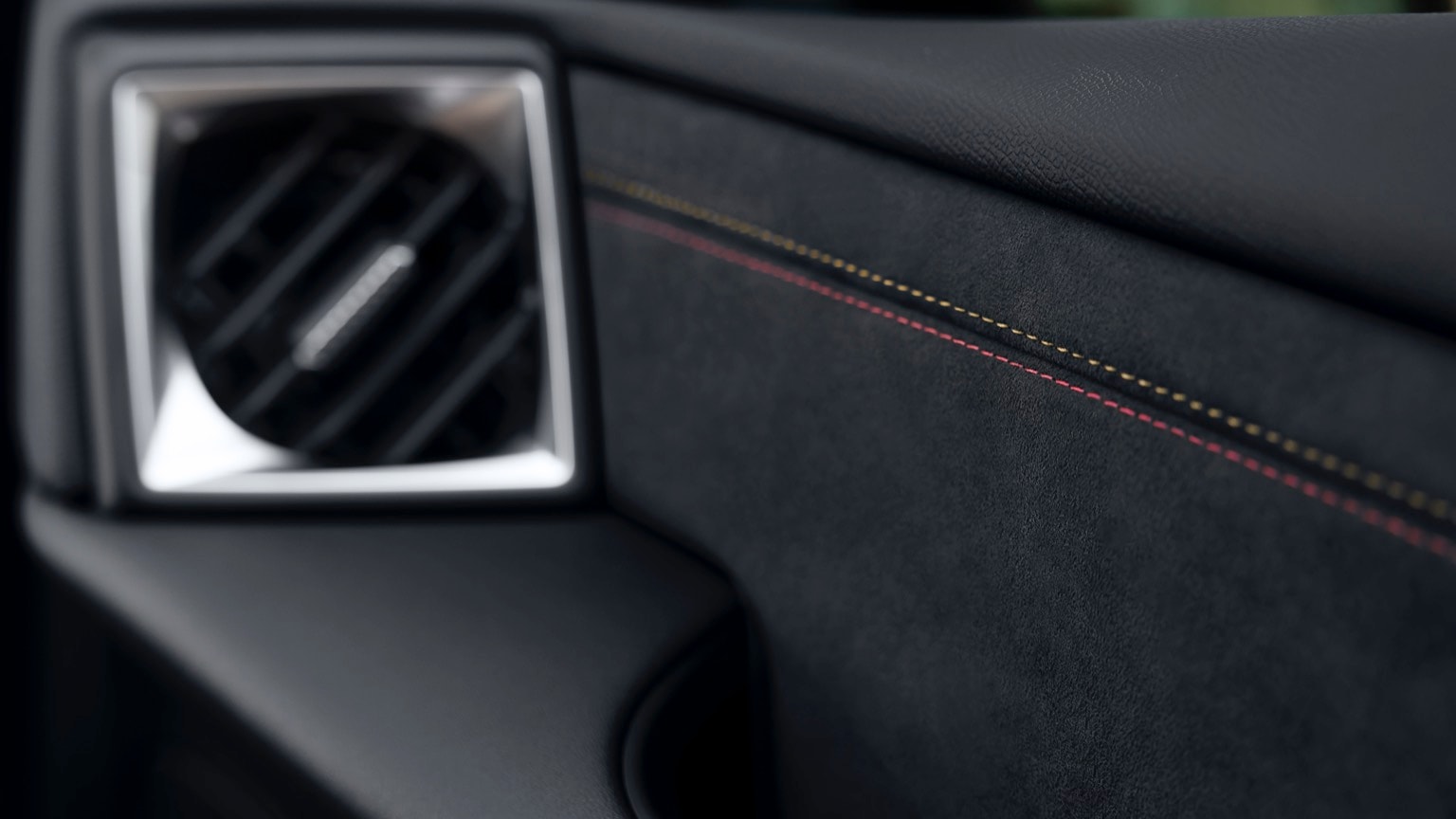 a close up of a car interior