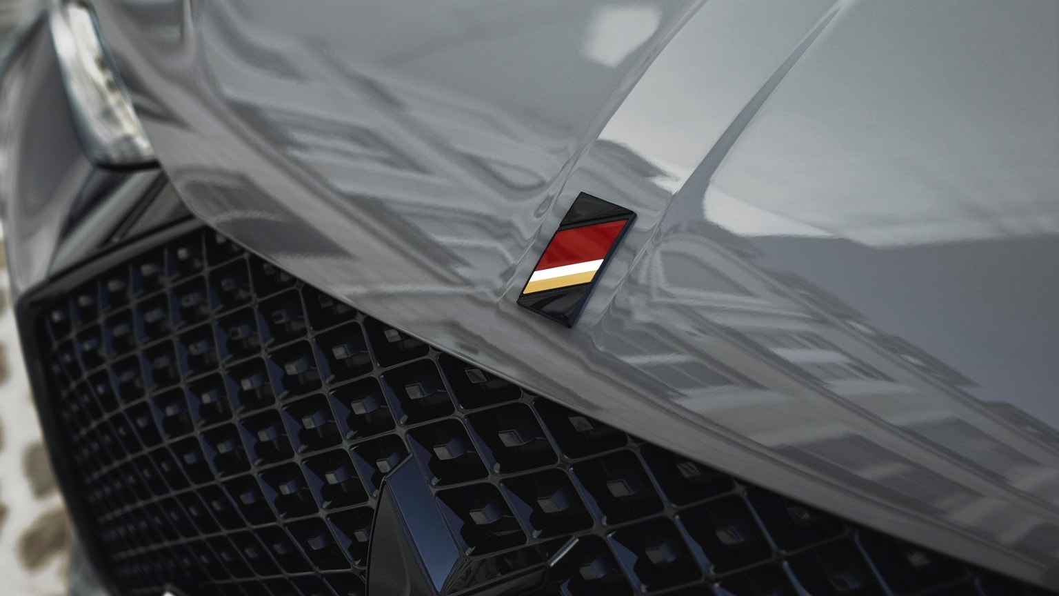 a close up of a car