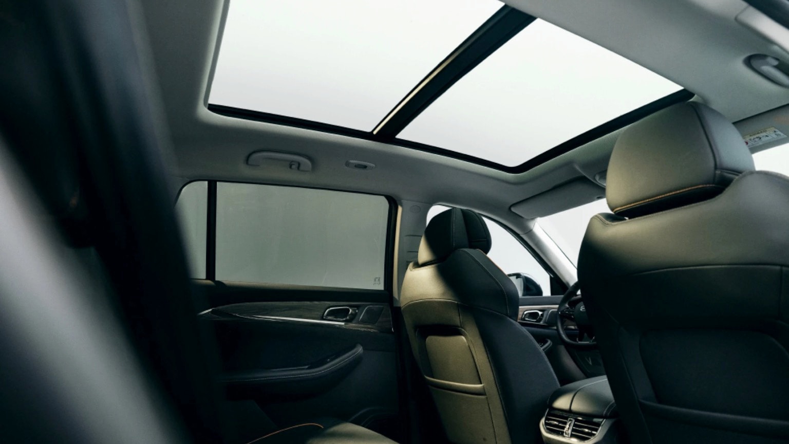 l'intérieur d'une voiture