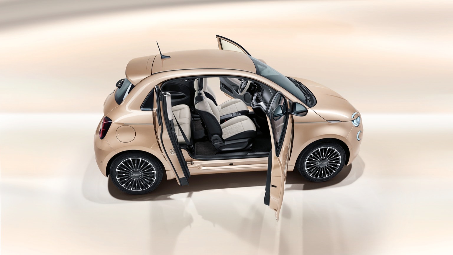 a car with the door open