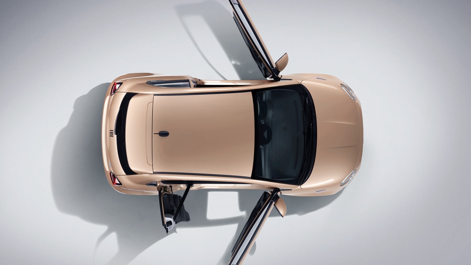 a car with its doors open