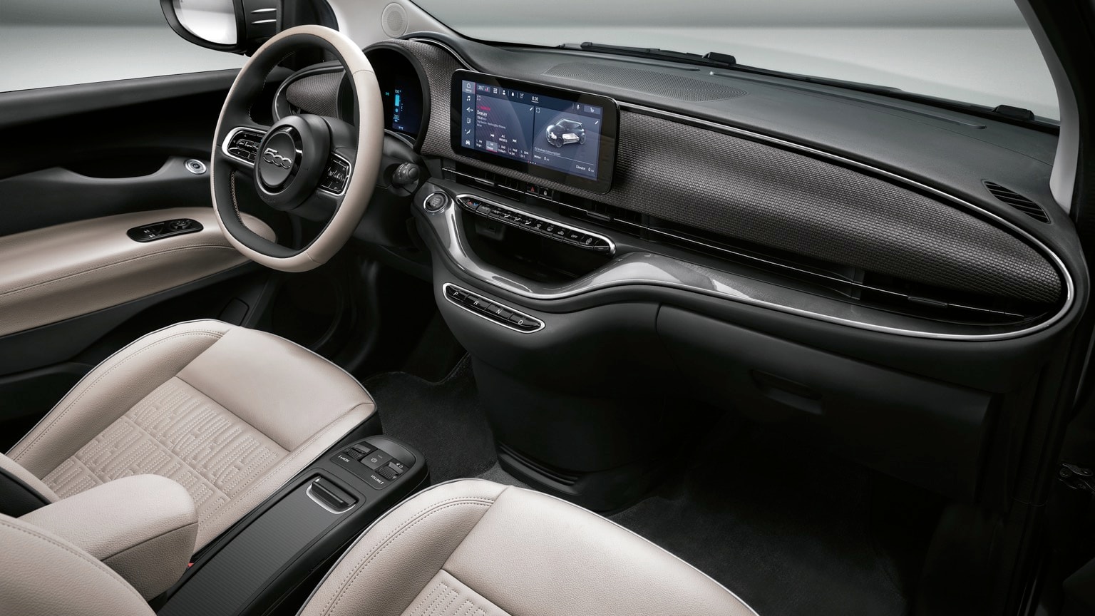 l'intérieur d'une voiture