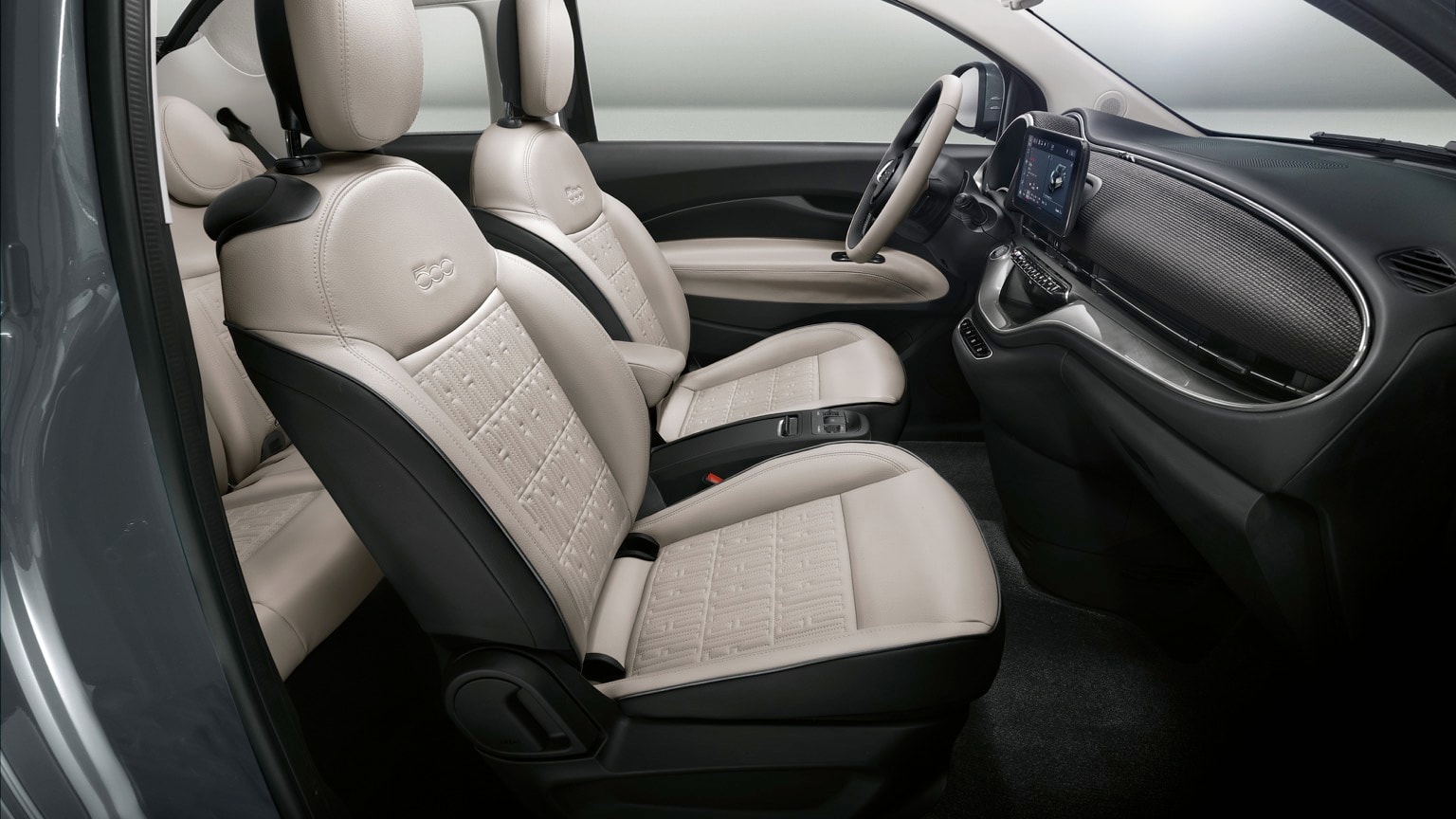 l'intérieur d'une voiture