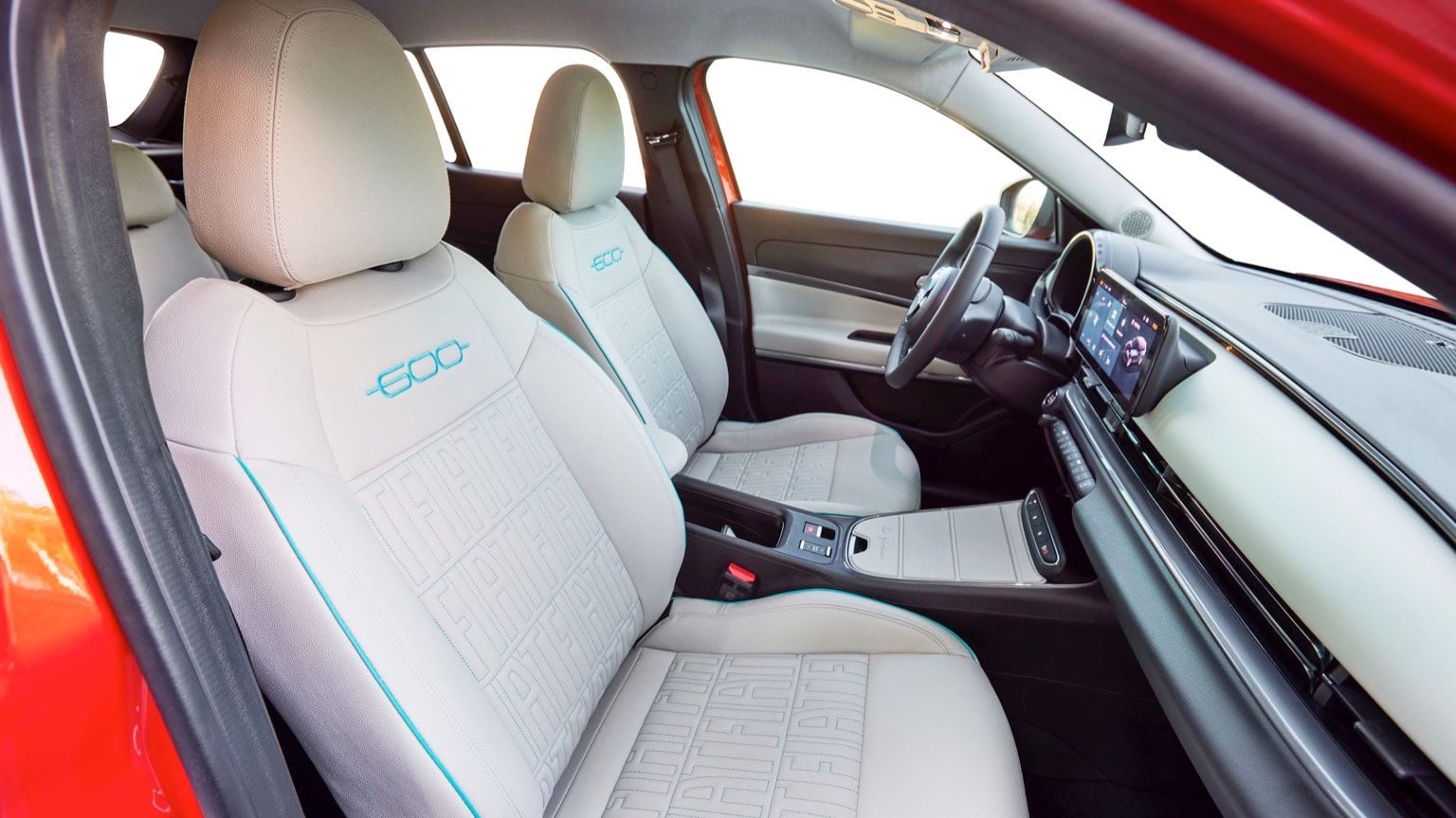 l'intérieur d'une voiture