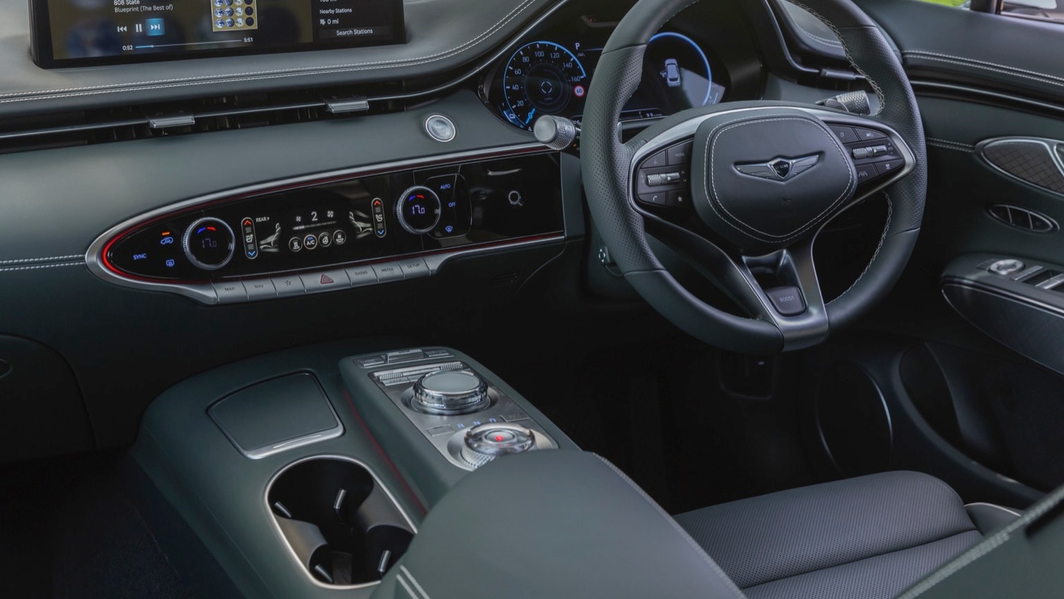 l'intérieur d'une voiture