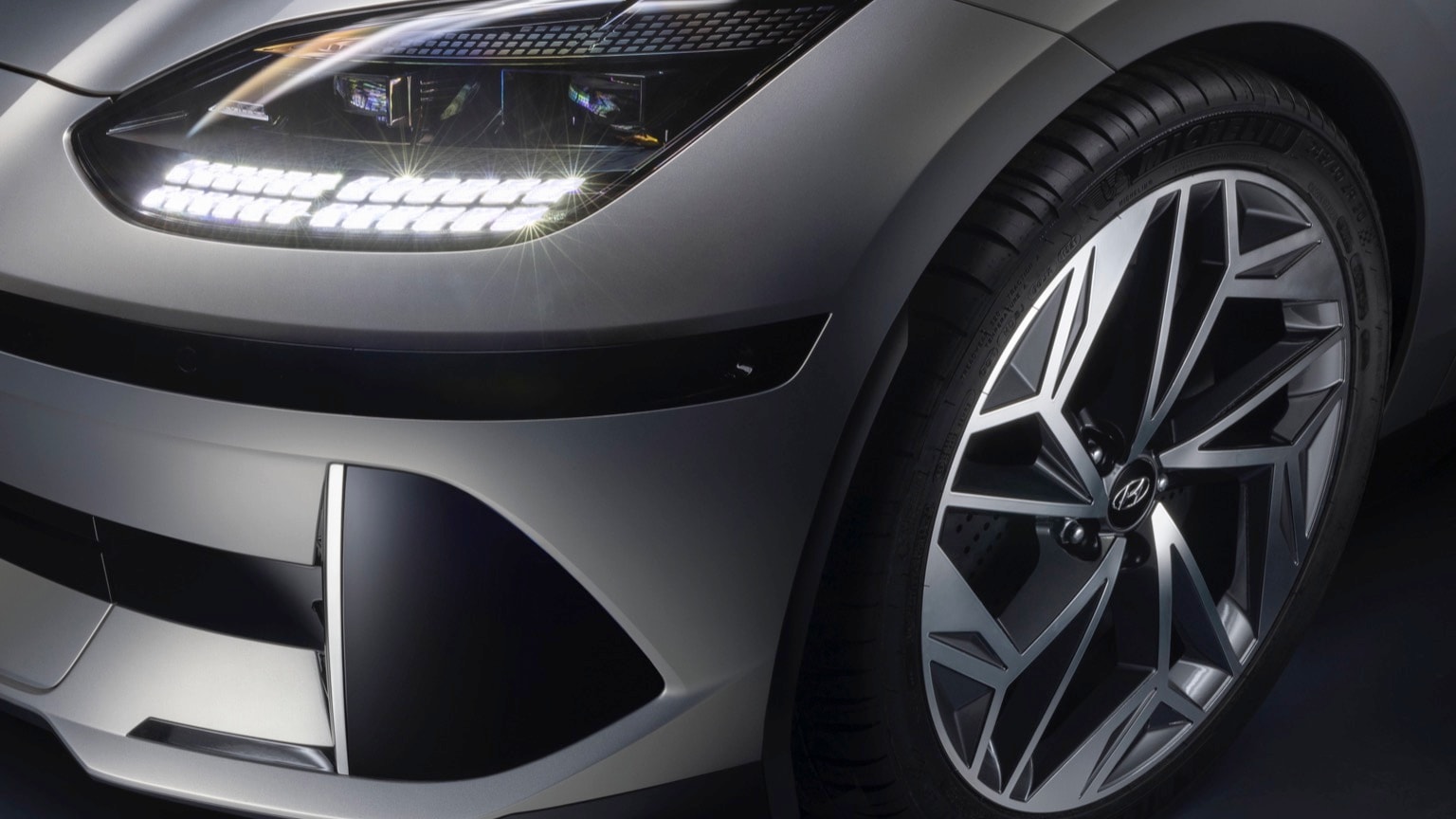 the front of a car
