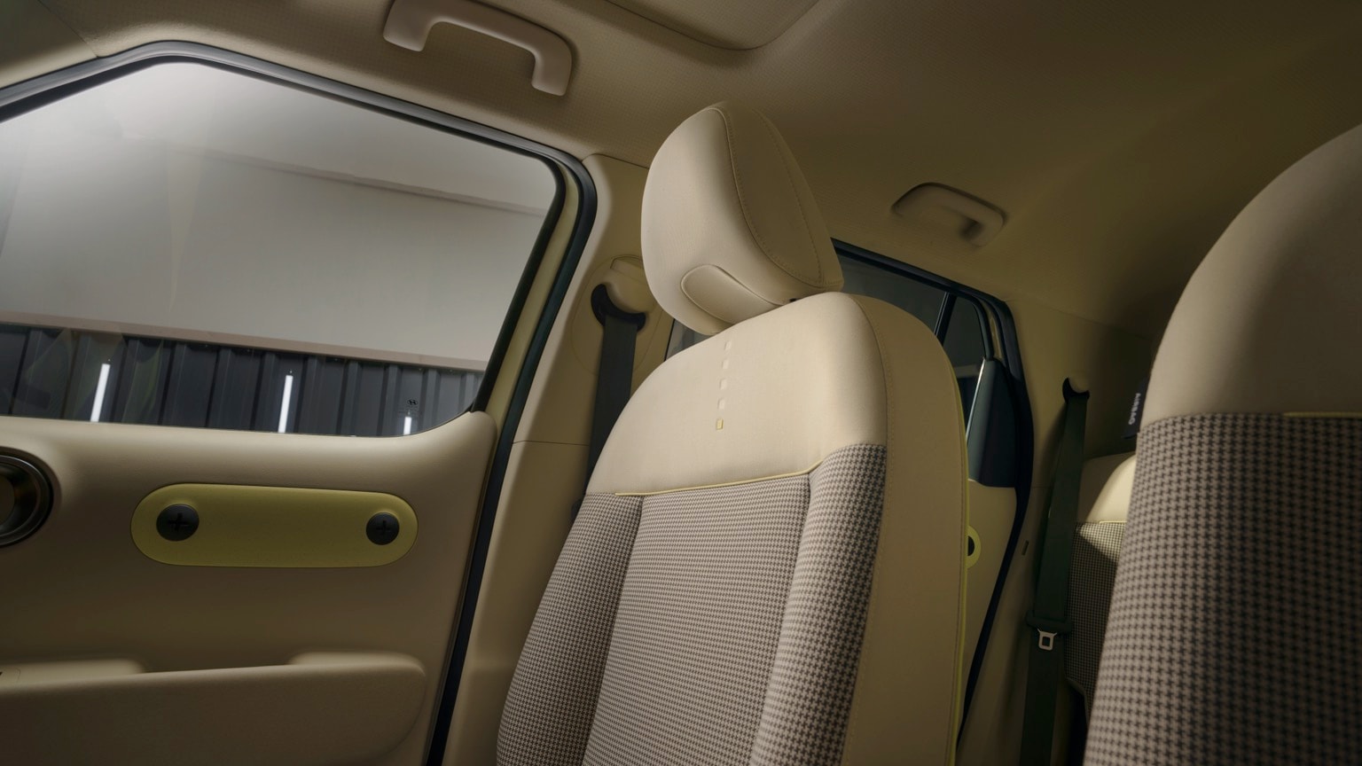 l'intérieur d'une voiture