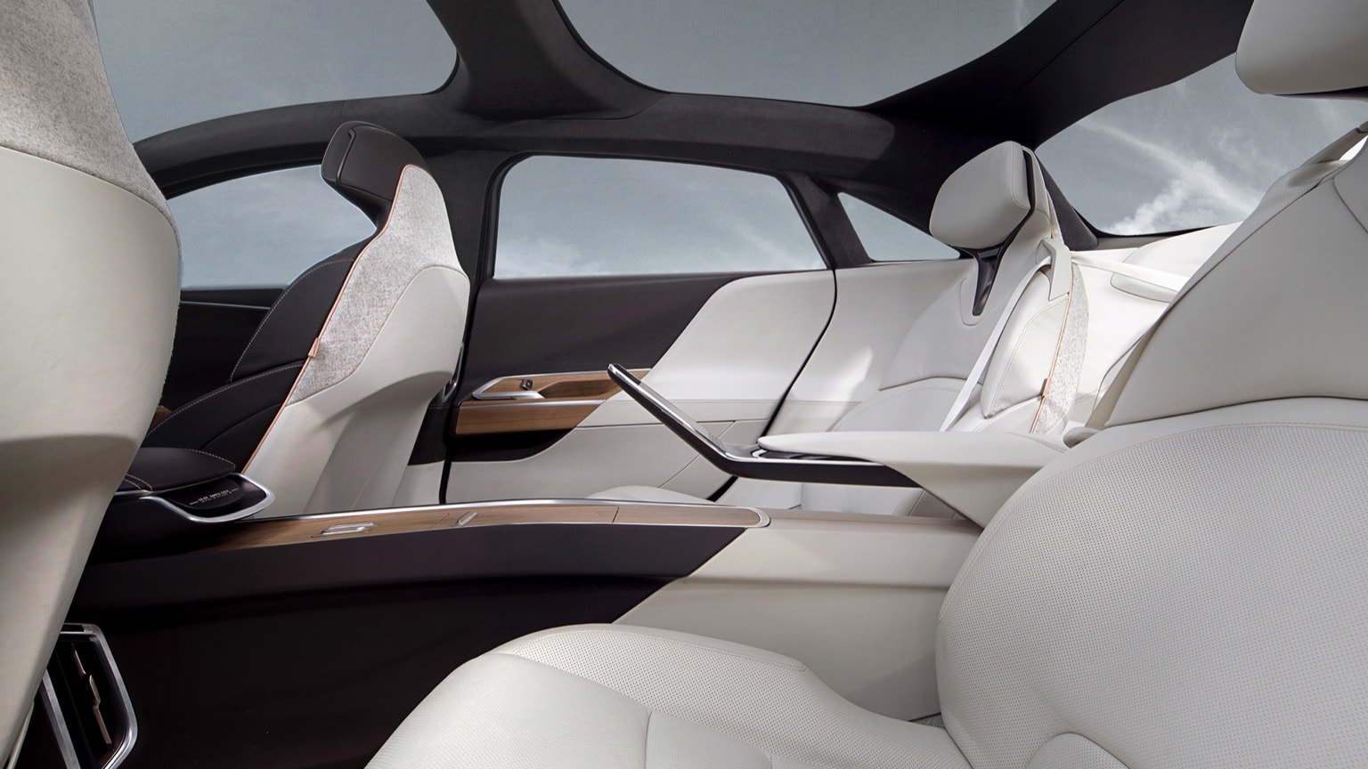 l'intérieur d'une voiture