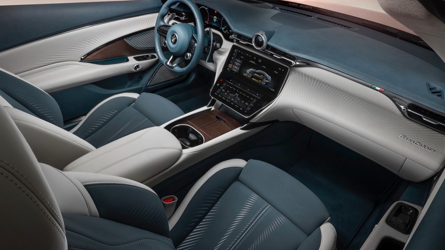 l'intérieur d'une voiture