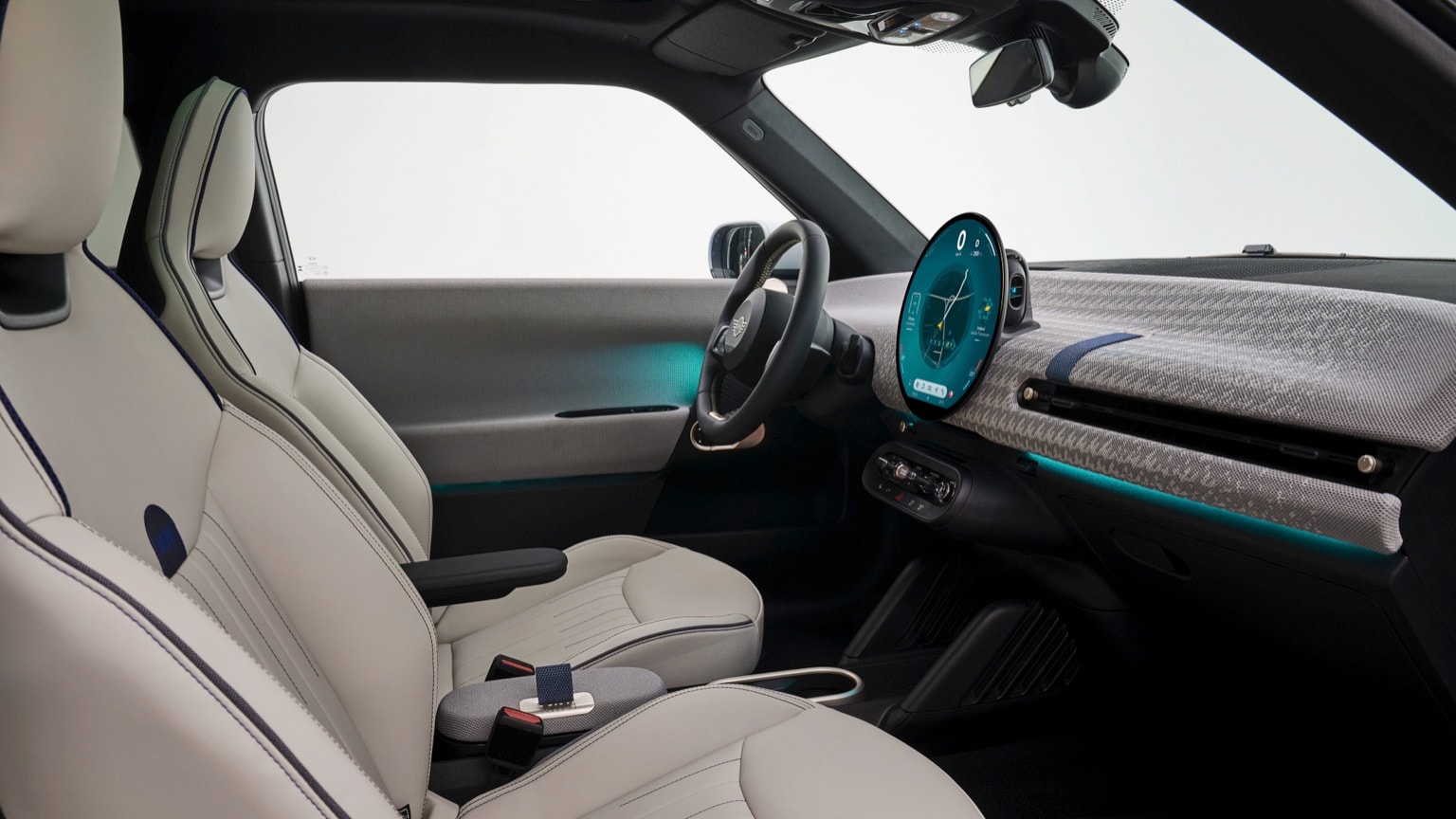 the interior of a car