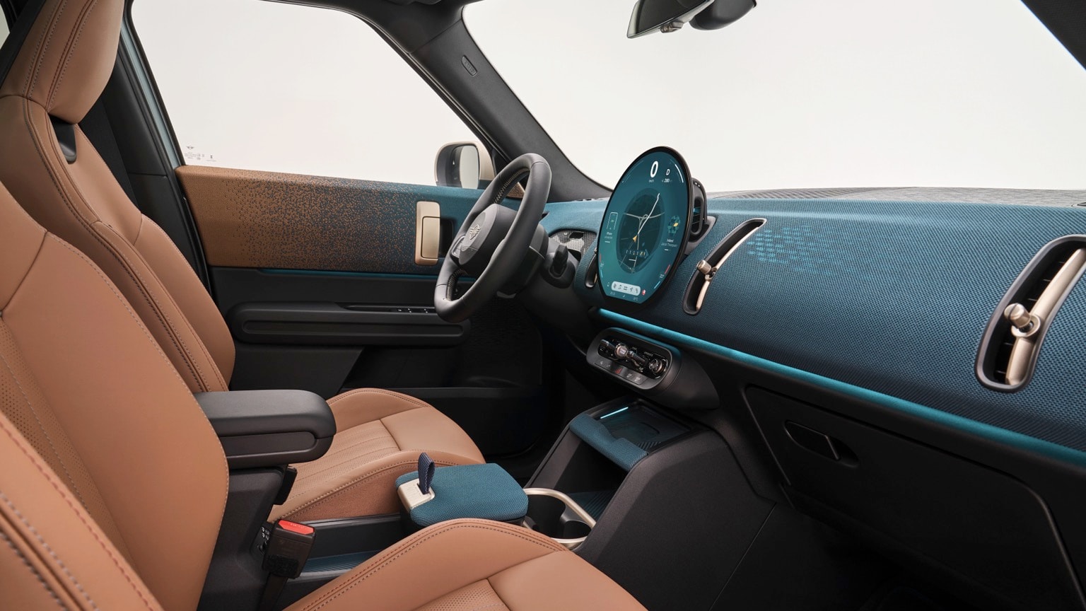 the interior of a car