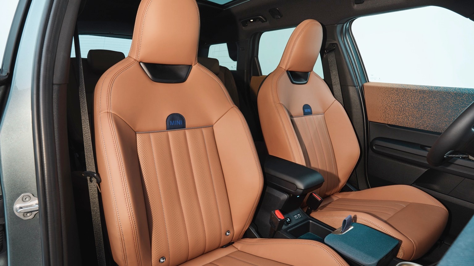 the inside of a car