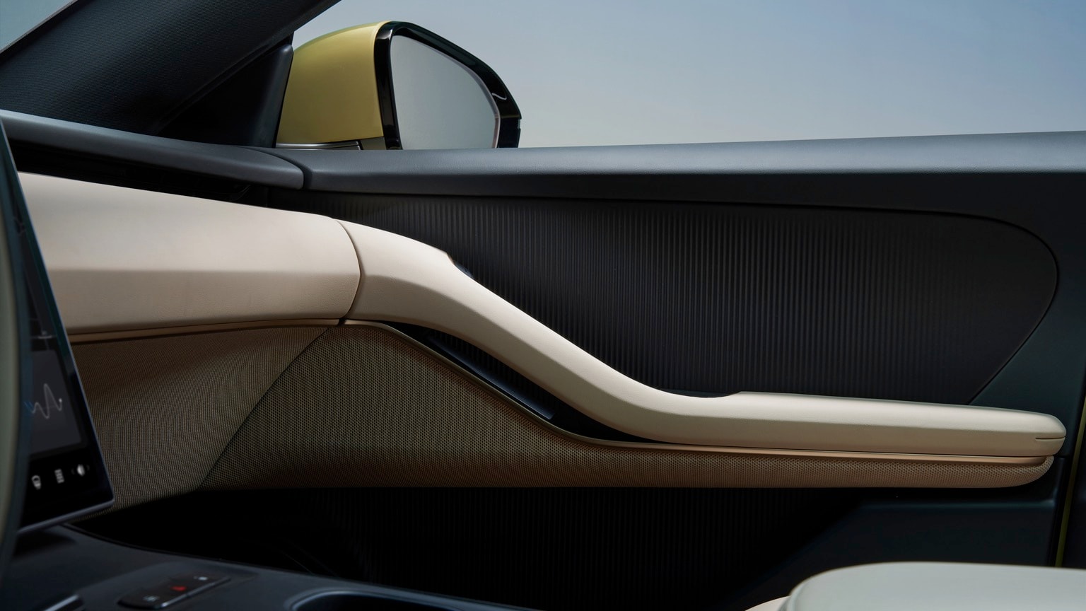 l'intérieur d'une voiture
