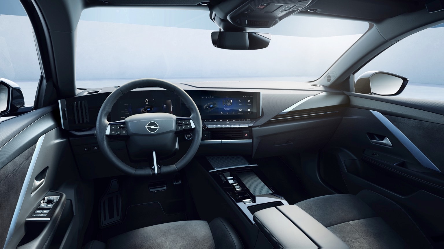 l'intérieur d'une voiture